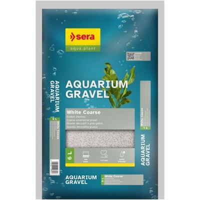 Aquarium Gravel White Coarse 6 L