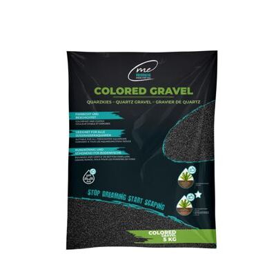 Me Colored Gravel Obsidian Black, 1-2 mm (5 kg)