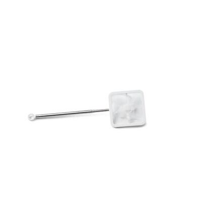 Teleskopnetz weiß eckig