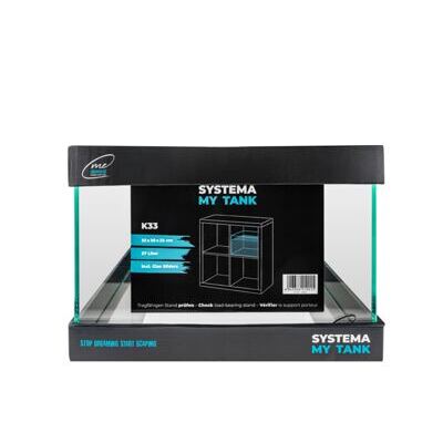 Me My Tank Systema K33 27L (33x38x22 cm) incl. Slider 5mm