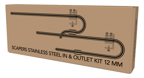 SF SCAPERS EDELSTAHL IN&OUTLET KIT 12 MM