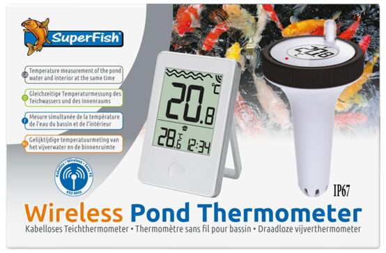 SF KABELLOSES TEICH-THERMOMETER