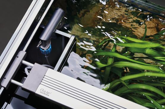 HighLine Raumteiler Weißglas 300 schwarz