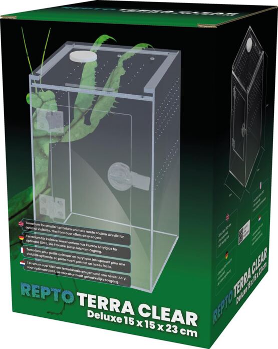 REPTO TERRA CLEAR DELUXE 15 X 15 X 23 CM