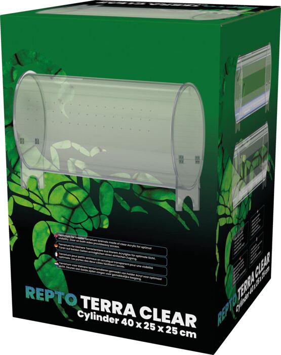 REPTO TERRA CLEAR ZYLINDER 40X25X25 CM