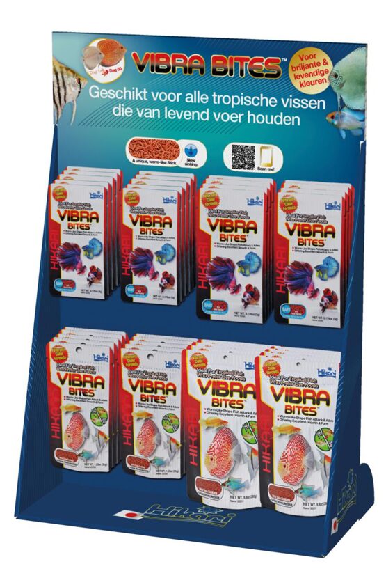 DISPLAY HIKARI TROPICAL VIBRA BITES