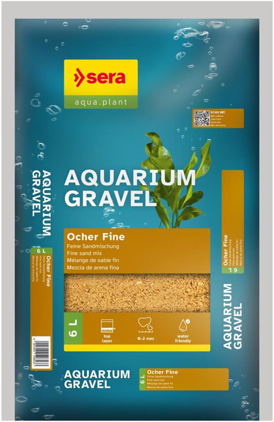 Aquarium Gravel Ocher Fine 6 L
