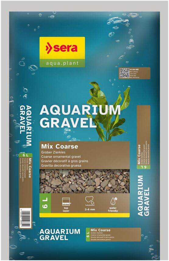 Aquarium Gravel Mix Coarse 6 L