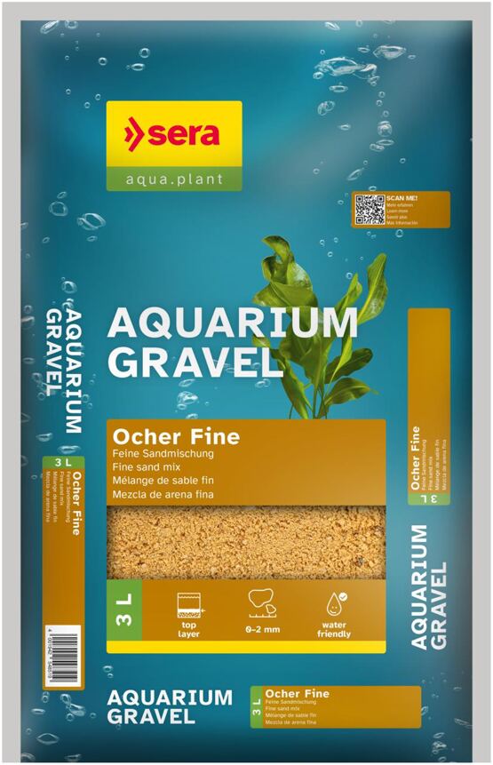 Aquarium Gravel Ocher Fine 3 L