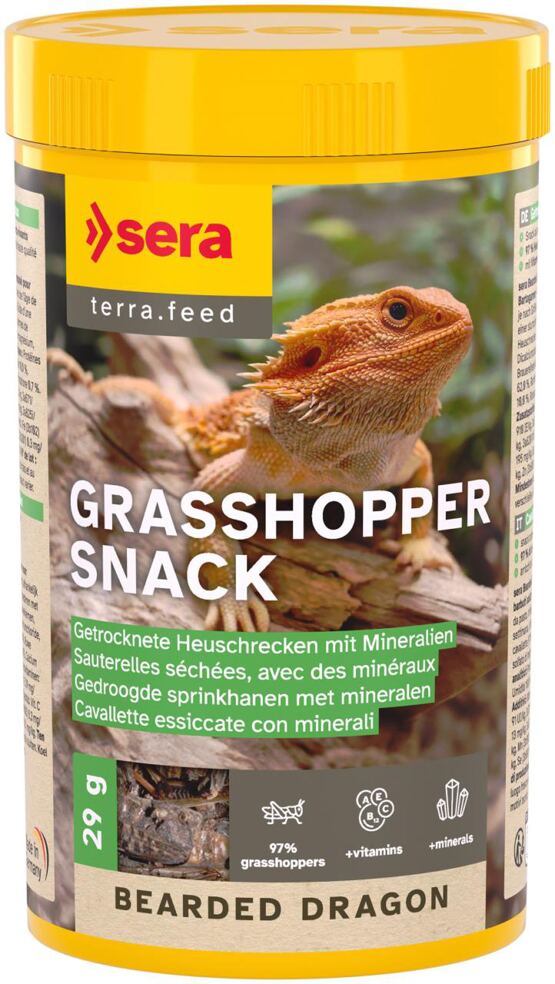 sera Bearded Dragon Grasshopper Snack 250 ml (29g)